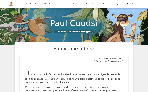 Paul Coudsi, graphisme et autres voyages